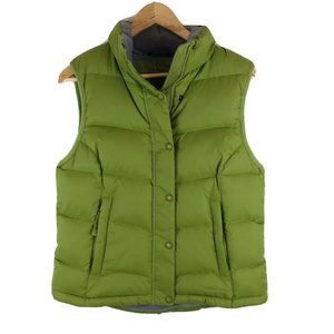 LL Bean Goose Down Insulated Puffer Vest Green